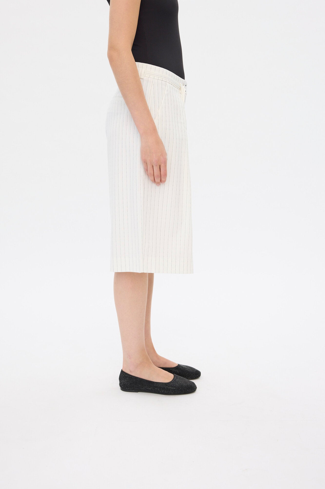 LanaFV shorts - Coconut Milk Stripe